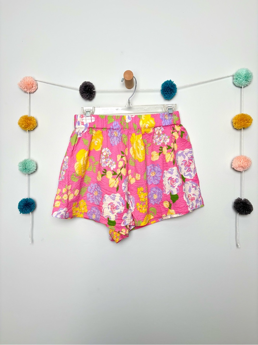 Sabo Slirt Pink Floral Flowy Shorts
